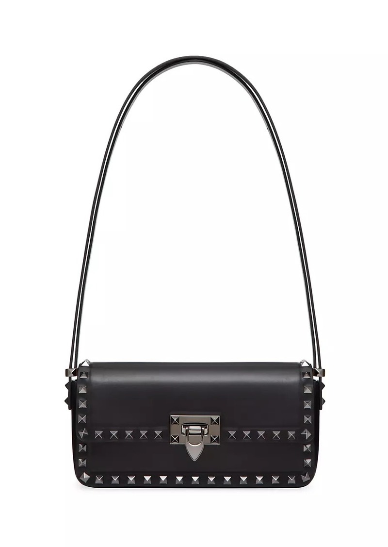 Valentino Rockstud23 East West Smooth Calfskin Shoulder Bag