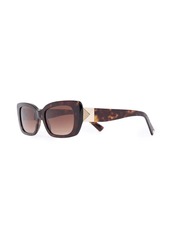 Valentino Roman Stud square-frame sunglasses