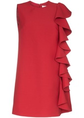 Valentino ruffle-trimmed A-line mini dress