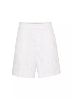 Valentino San Gallo Cotton Bermuda Shorts