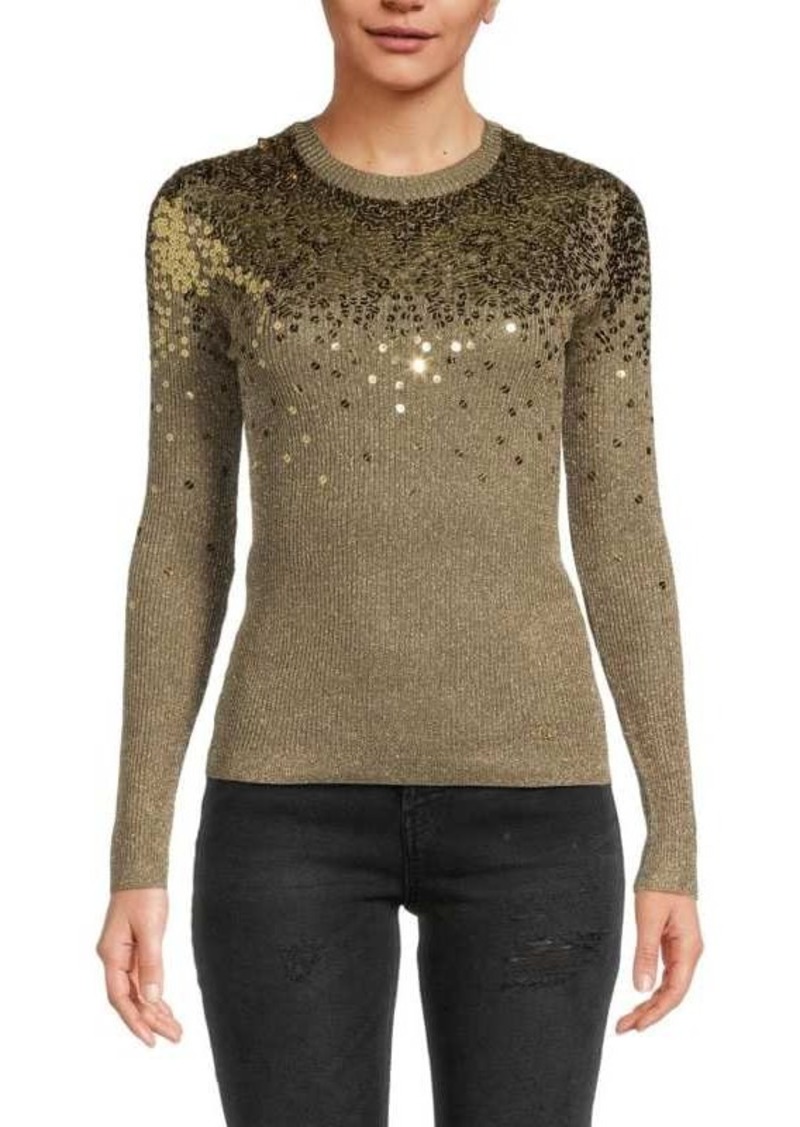 Valentino Sequin Embellished Sweater