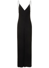 Valentino Silk Cady Couture Open Back Jumpsuit