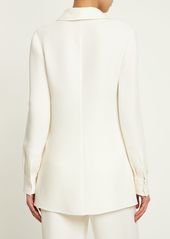 Valentino Silk Cady Logo Pocket Mini Dress