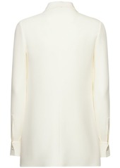 Valentino Silk Cady Logo Pocket Mini Dress