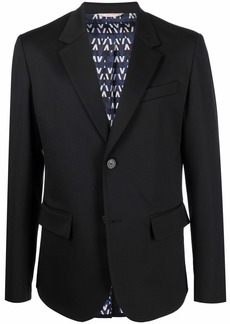 Valentino single-breasted wool-blend blazer