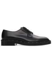 Valentino Sleek Studded Leather Derby Shoes