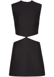 Valentino sleeveless cut-out minidress