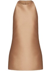 Valentino sleeveless silk-satin minidress