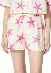 Valentino Starfish Popeline Shorts