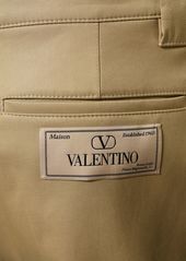 Valentino Straight Cotton Pants