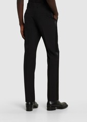 Valentino Straight Wool Tuxedo Pants