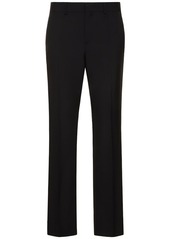 Valentino Straight Wool Tuxedo Pants