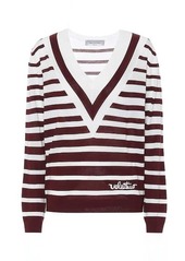 Valentino striped virgin wool sweater