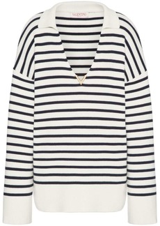 Valentino striped cotton jumper
