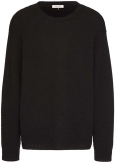 Valentino stud-embellished cashmere jumper