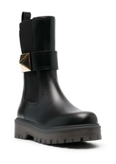 Valentino stud-embellished leather boots