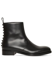 Valentino Studded Leather Chelsea Boots