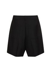 Valentino Tailored Wool Shorts