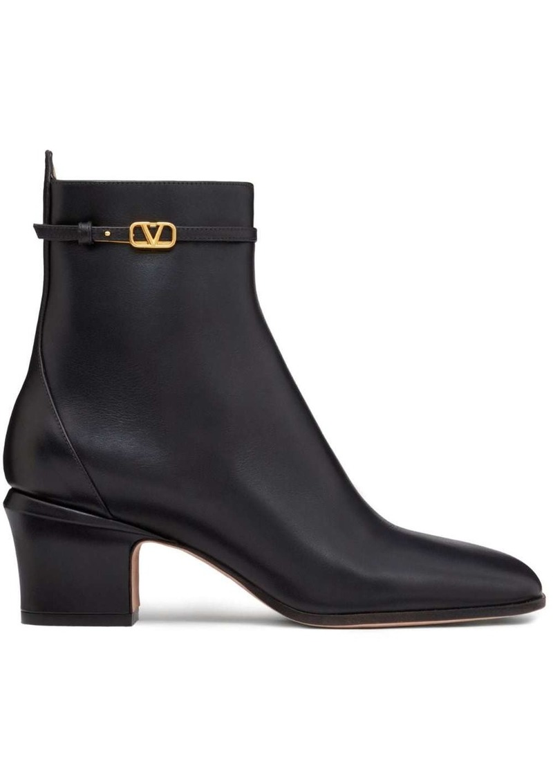 Valentino Tan-Go 60mm leather ankle boots