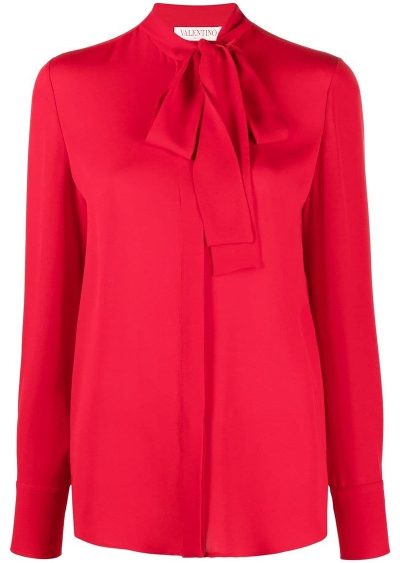 Valentino Georgette silk blouse