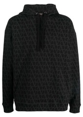 Valentino Toile Iconographe-print cotton hoodie