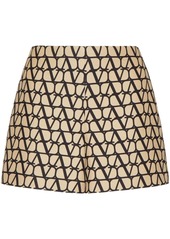 Valentino Toile Iconographe Crepe Couture shorts