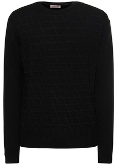 Valentino Toile Iconographe Wool & Viscose Sweater