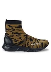 Valentino Tom Revolver Camo Sock Sneakers