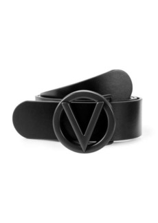 Valentino ​Tonal Logo Leather Belt