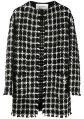 Valentino tweed checkered VGOLD coat
