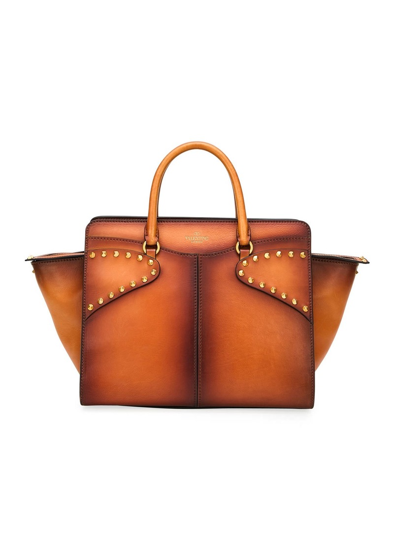 valentino studded tote bag