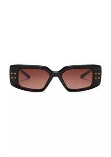 Valentino V-Cinque 53MM Rectangular Sunglasses