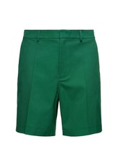 Valentino V Detail Cotton Bermuda Shorts