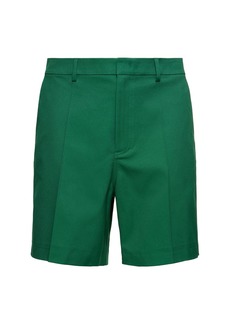 Valentino V Detail Cotton Bermuda Shorts