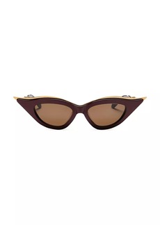 Valentino V-Goldcut II 49MM Cat-Eye Sunglasses