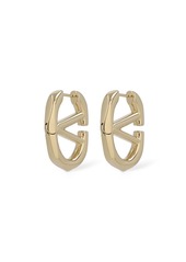 Valentino V Logo Boldies Huggie Earrings
