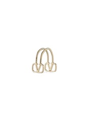 Valentino V Logo Brass Lip Ring