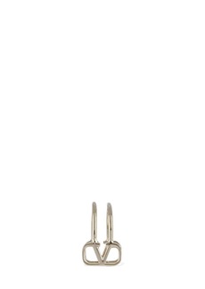 Valentino V Logo Brass Lip Ring