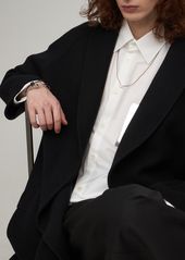 Valentino V Logo Charm Long Necklace