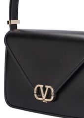 Valentino V Logo Leather Shoulder Bag