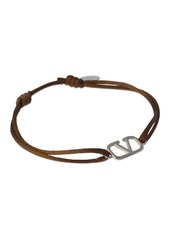 Valentino V Logo Signature Adjustable Bracelet