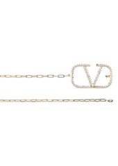 Valentino V Logo Signature Chain Belt