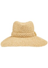 Valentino V Logo Signature Straw Hat