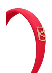 Valentino V Logo Silk Headband