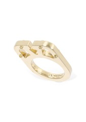 Valentino V Logo Type Ring