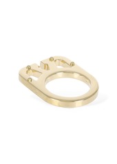 Valentino V Logo Type Ring