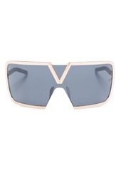 Valentino V-Romask shield-frame sunglasses