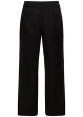 Valentino V Stretch Cotton Blend Drawstring Pants