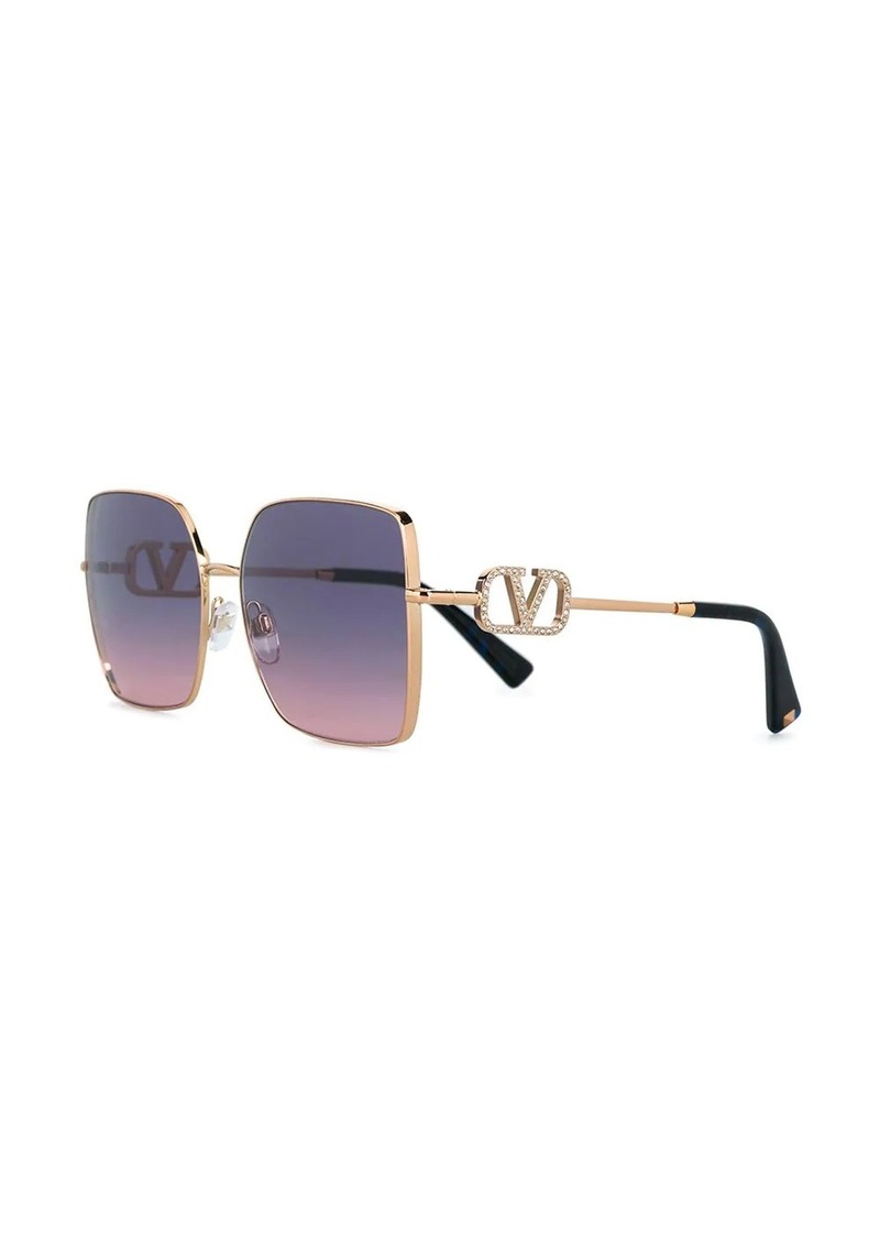 Valentino Eyewear V-Uno oversize-frame Sunglasses - Farfetch