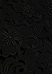 Valentino Garavani - Cotton-blend guipure lace shorts - Black - IT 40